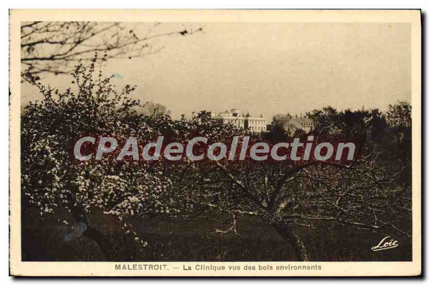 CPA Malestroit La Clinique Vue Des Bois Environnants