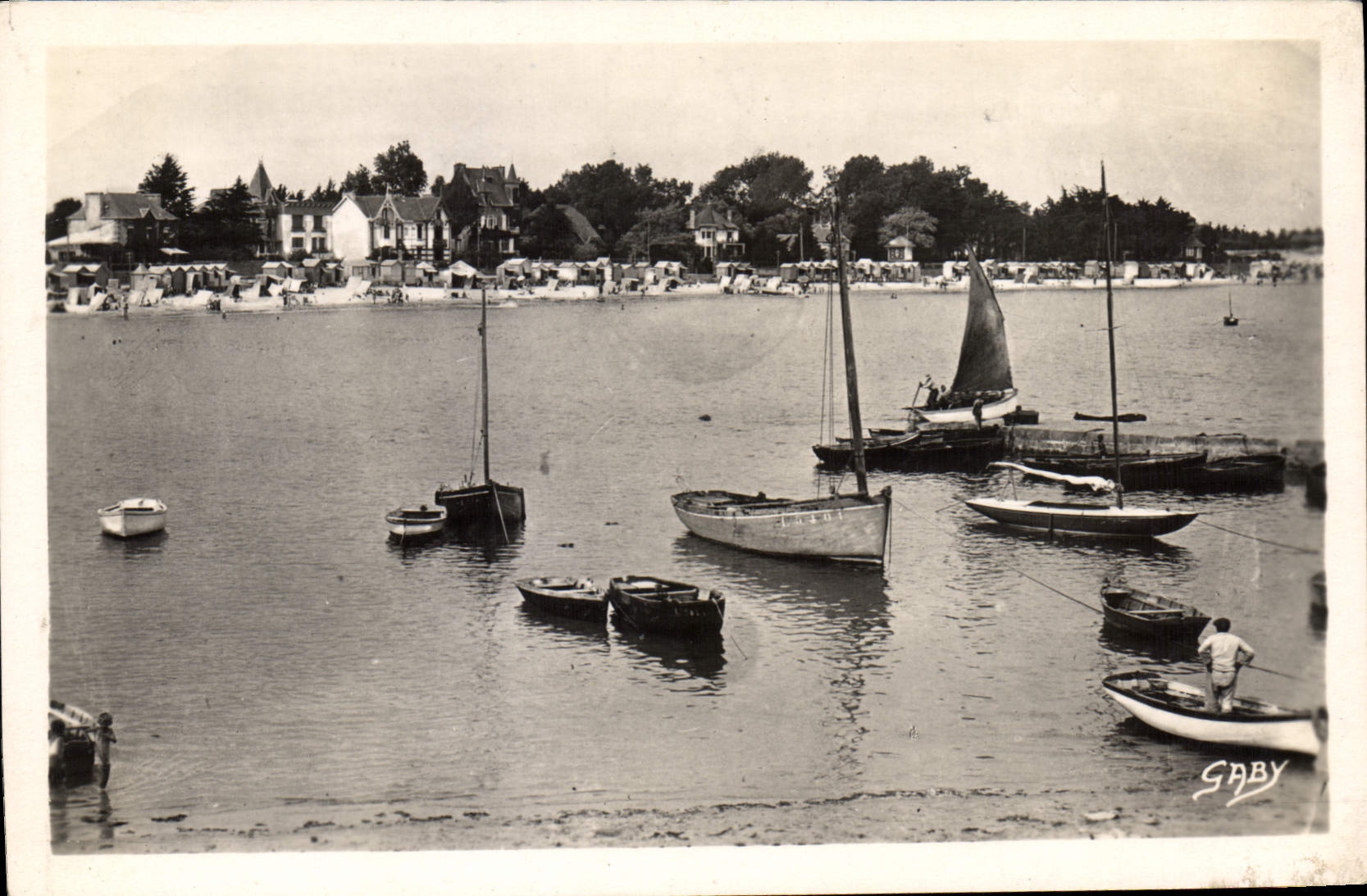 CPA Larmor Plage Pointe Et Plage De Toulhars