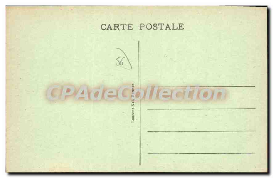 Port-Louis - Un coin de la Rade — série 3300, éditeur Laurent-Nel Brennes — Rückseite