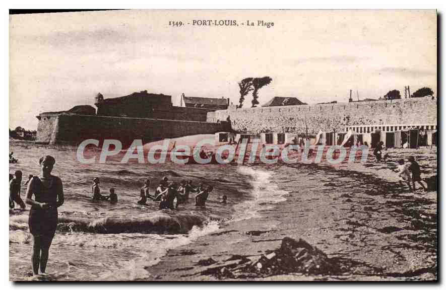 Port-Louis - La Plage — éditeur Laurent Nél, Rennes, n° de série 1349
