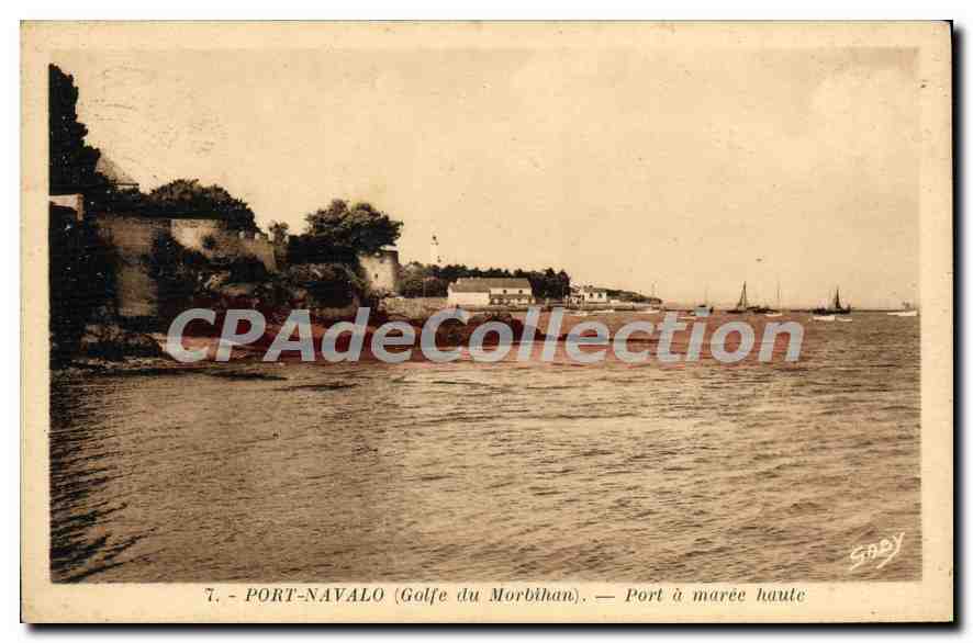 Port-Navalo (Golfe du Morbihan) — Port à marée haute — Gaby