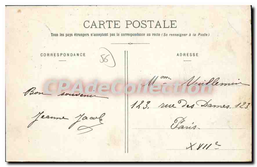 Château de Trédion — Environs d'Elven — Collection David, Yonne — Reverso