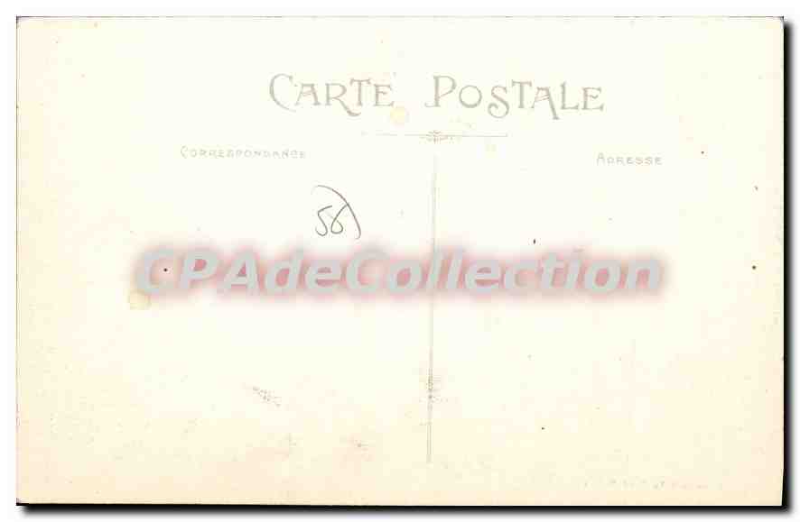 Escalier d'honneur du Château de Pontivy — Collection Le Comte Pontivy — Rückseite
