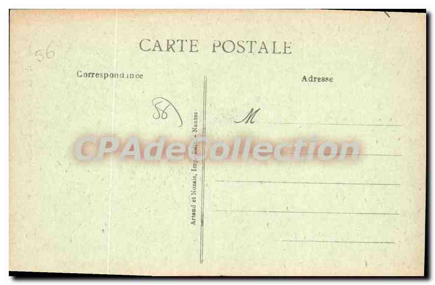 Rochefort-en-Terre — Der Calvarienberg — Verlag Artand et Nozais, Nr. 100 — Rückseite