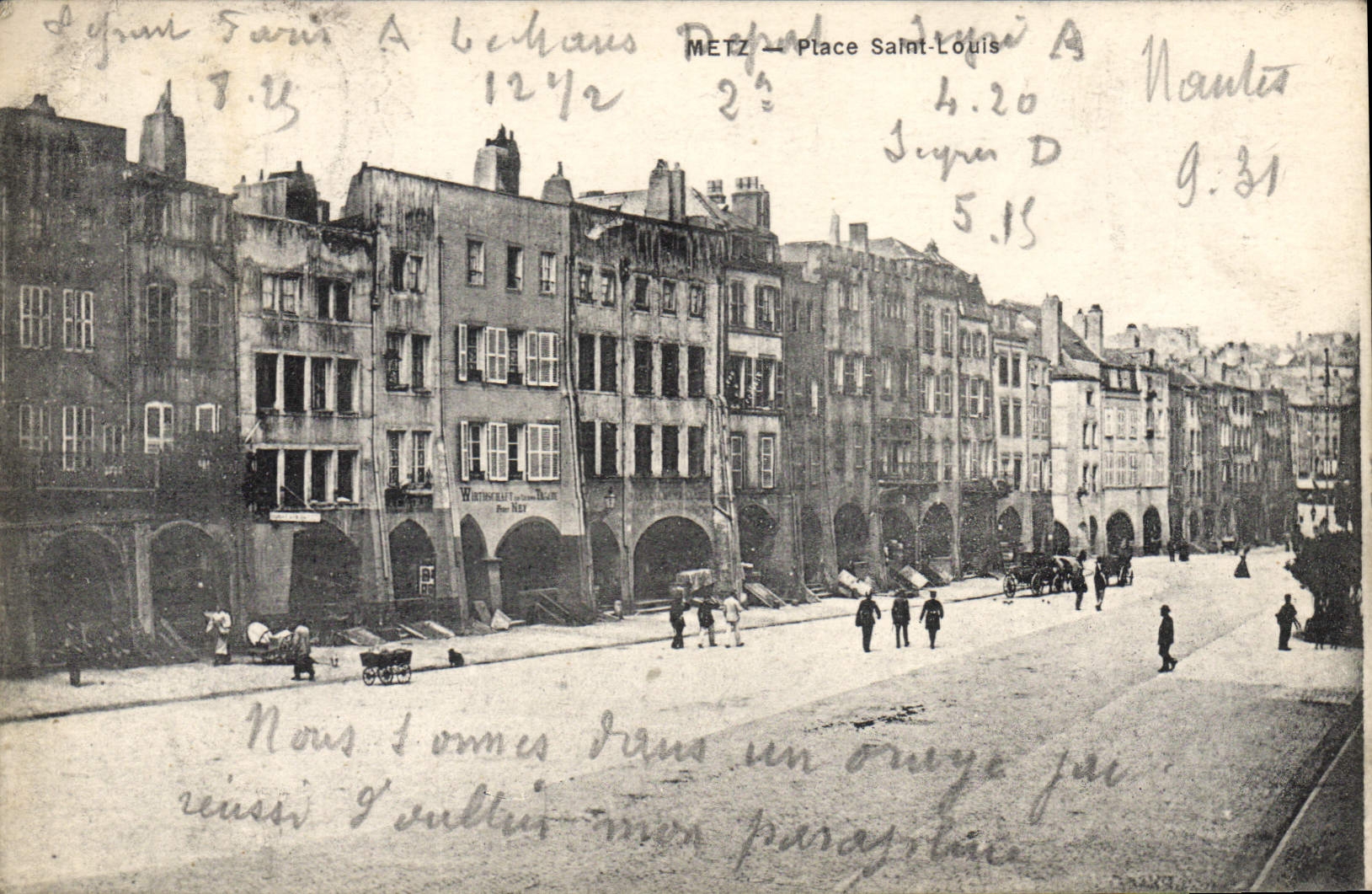 METZ — Place Saint-Louis — Éd. E. Lodelet, Paris
