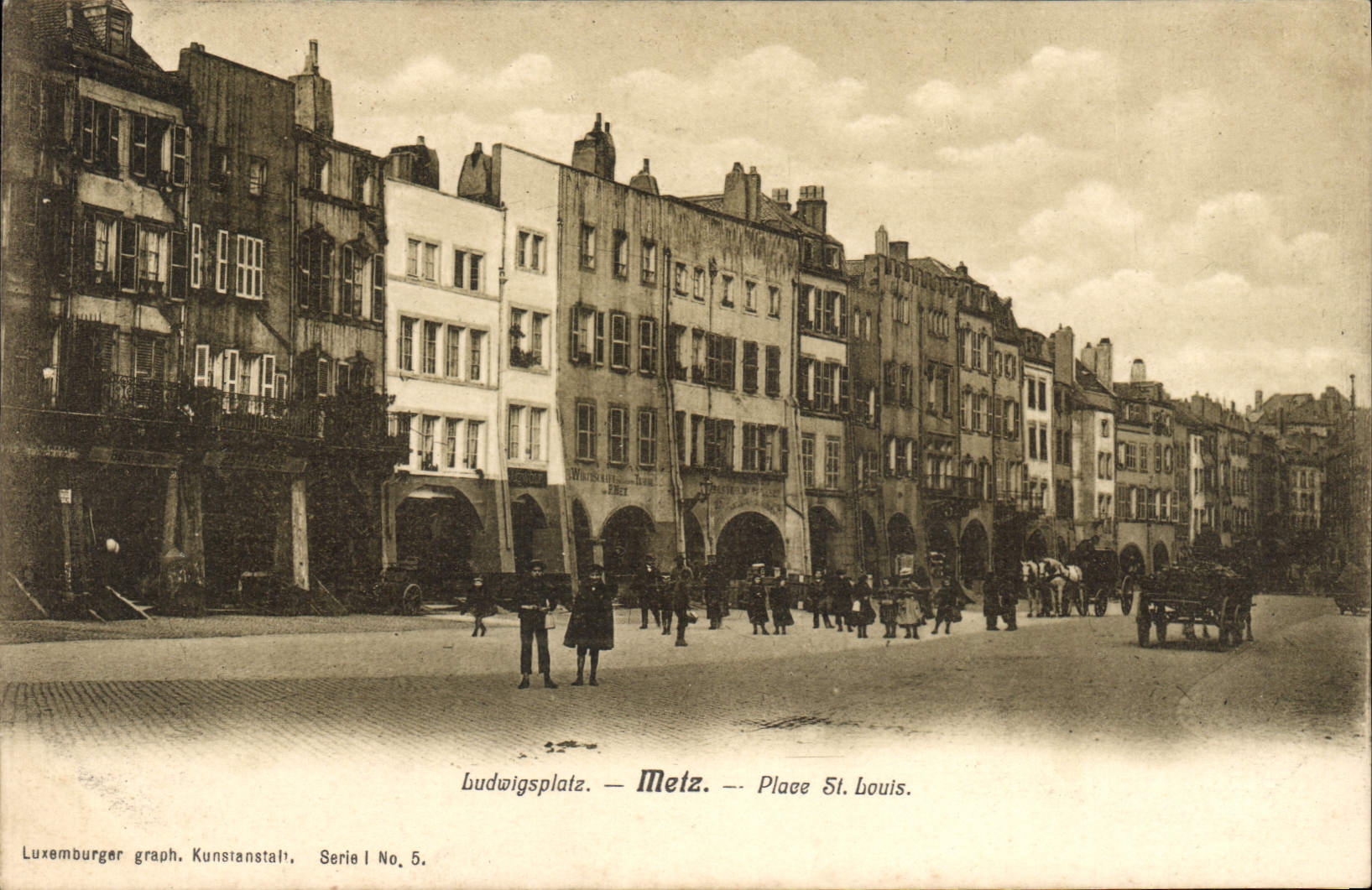 CPA Metz Place Saint Louis