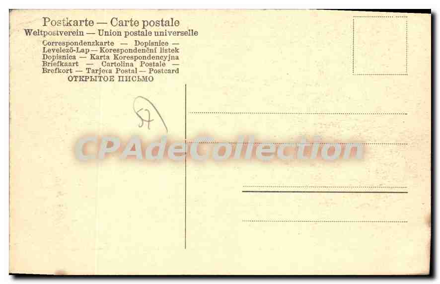 CPA Metz Ancien Election Du 1er Maitre Echevin en 974 — Rückseite