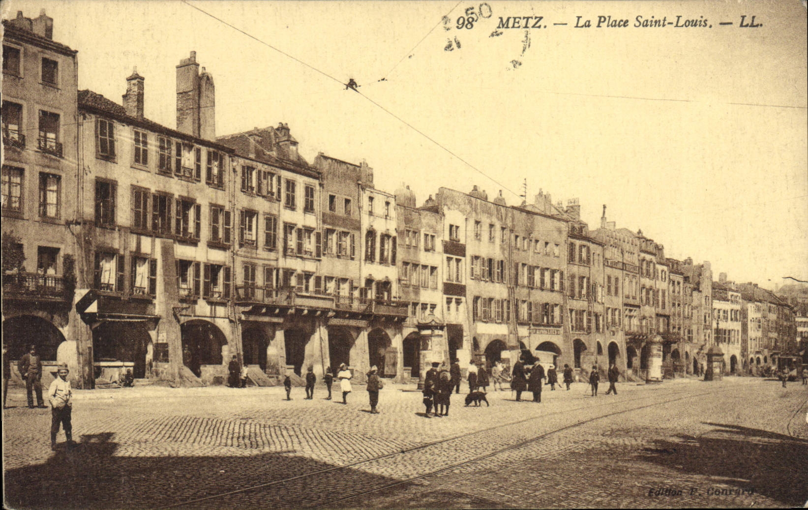 CPA Metz la Place Saint Louis