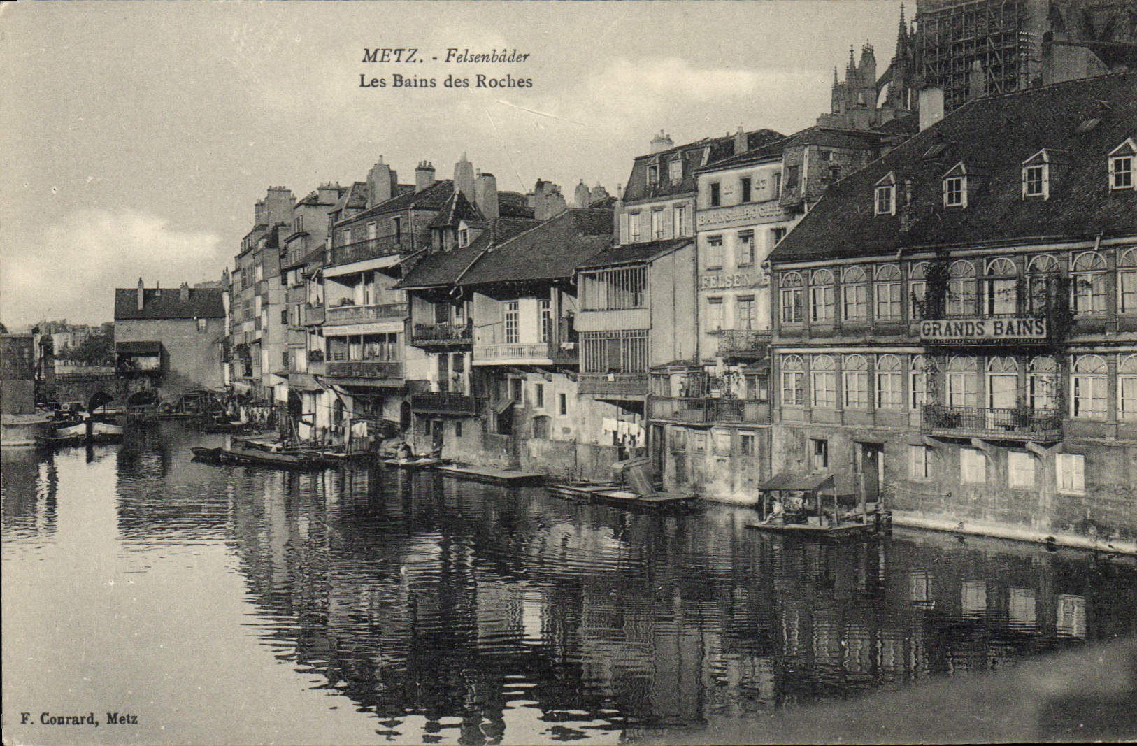 Metz - Les Bains des Roches — F. Conrard, Metz