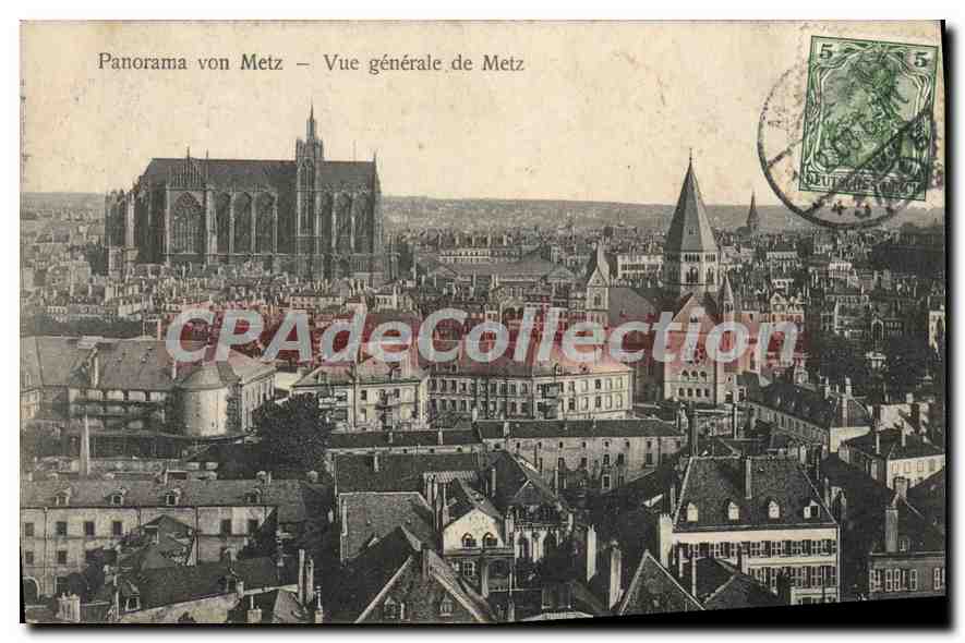 Metz — Vue générale de Metz — P.E.D. 109