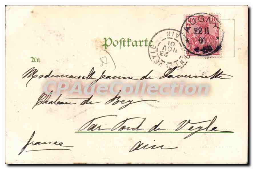 CPA Elsass Lothringen — Back