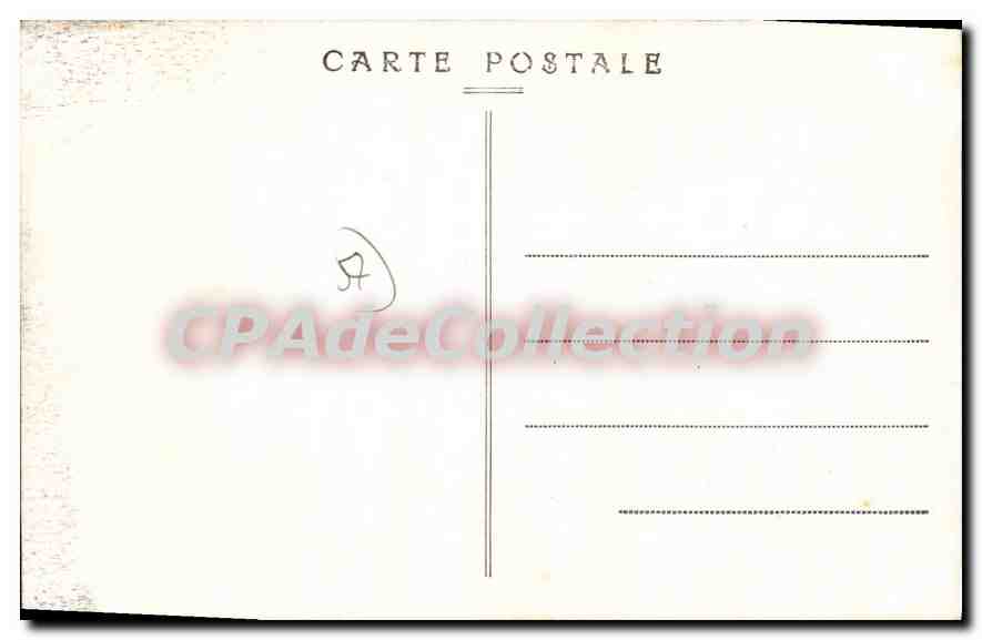 CPA Morhange La Cour Du Quartier Colonel De Cissey — Back