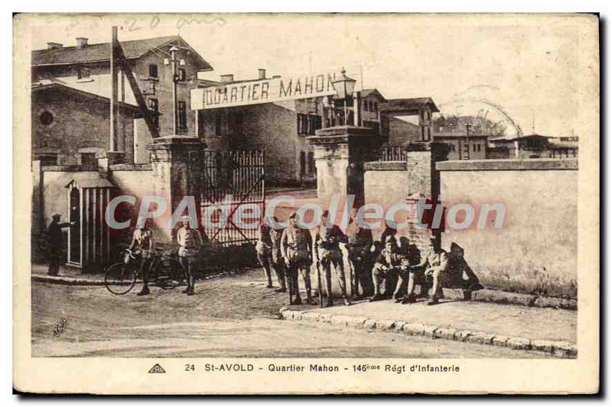 CPA St Avold Quartier Mahon 146ème régiment d'infanterie