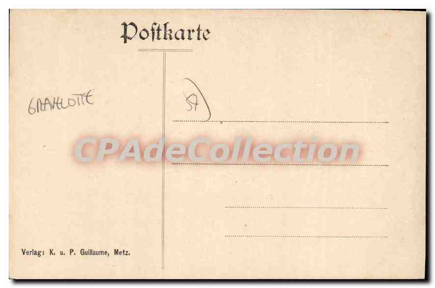 CPA Gravelotte Schlachtfelders — Back