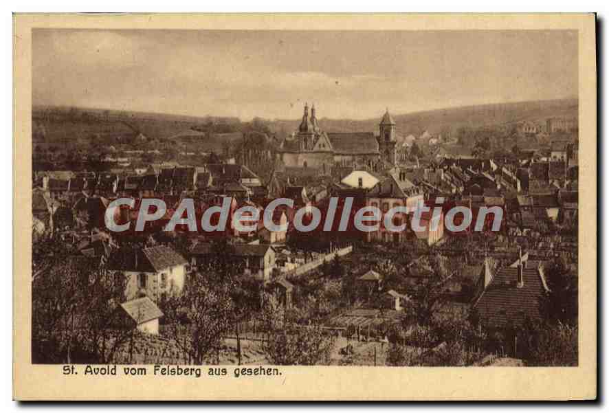 CPA Saint Avold Vom Felsberg Aus Gesehen
