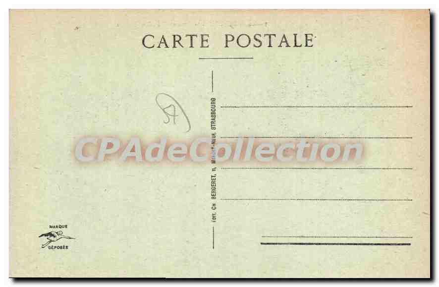 SARREBOURG - Avenue Président-Poincaré — éditeur Ch. Bergeret, Strasbourg, n°33 — Rückseite