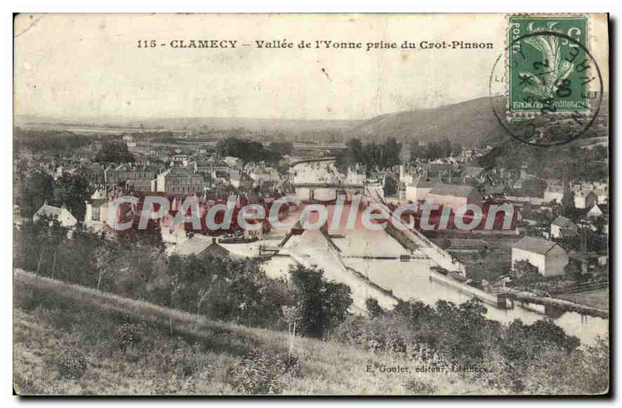 CPA Clamecy Vallee De I'Yonne Prise Du Crot Pinson