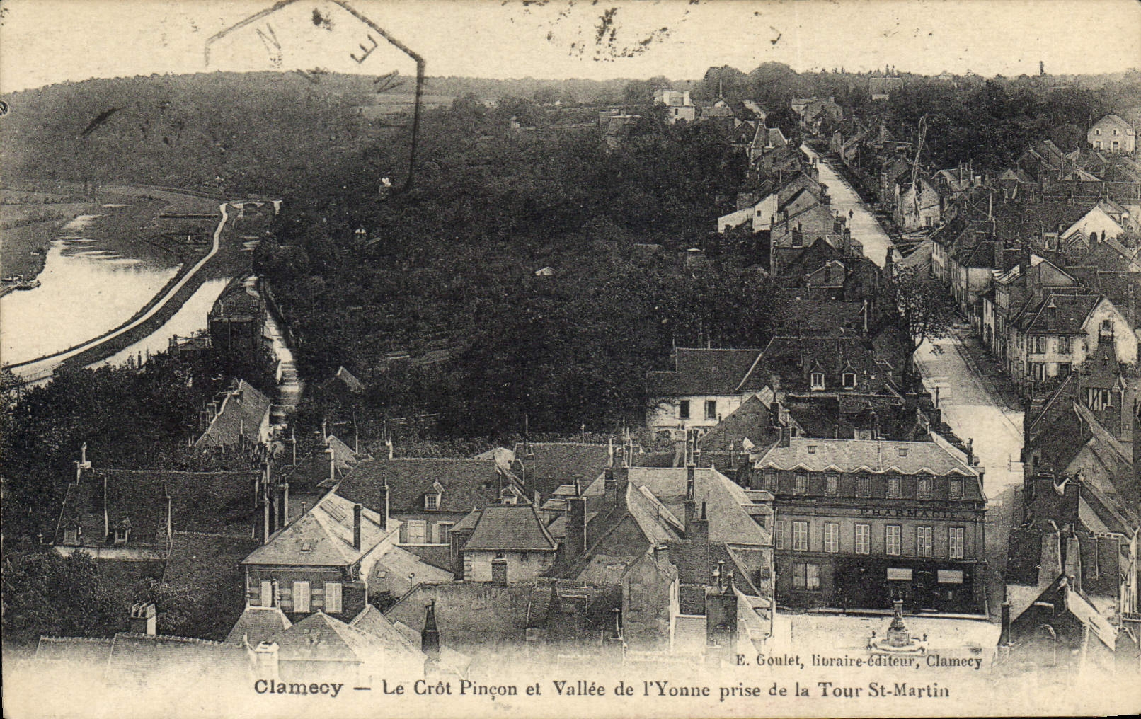 CPA Clamecy Le Crot Pinçon Et Vallee De I'Yonne