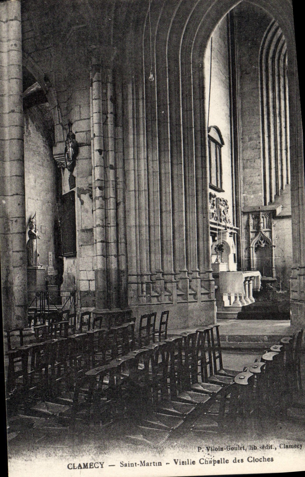 Clamecy - Saint-Martin - Vieille Chapelle des Cloches — P. Violoin-Goulet, lib. édit., Clamecy