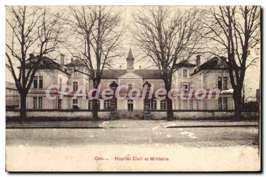 Cosne - Hôpital Civil et Militaire — éditeur non visible, n° de série non visible