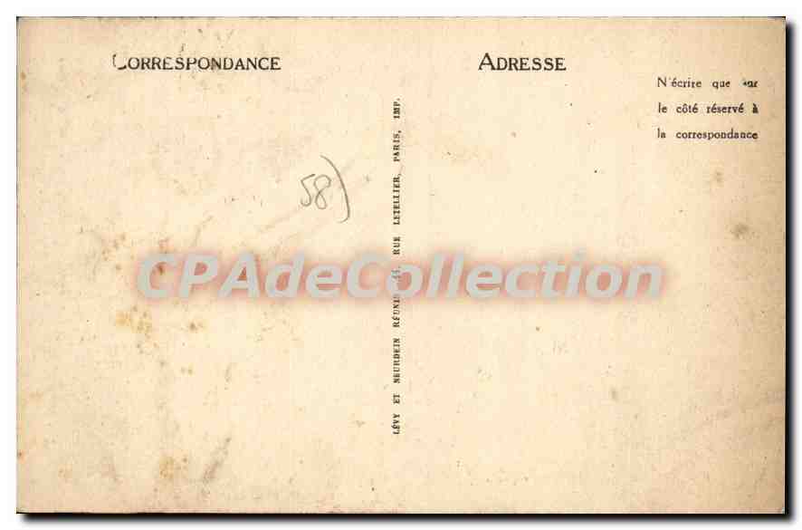 Nevers — La Tour Saint-Trohé — Avenue de la Gare — Dubois-Bonnot, Tabacs, 23 — Verso
