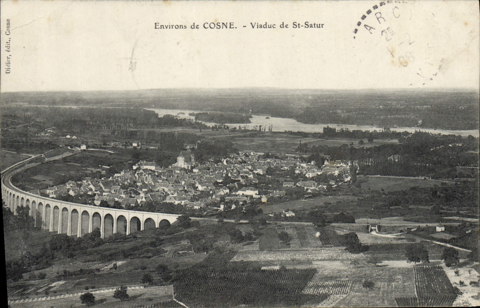 Alrededor de COSNE - Viaducto de St-Satur — Dicitier, edit., Cosne