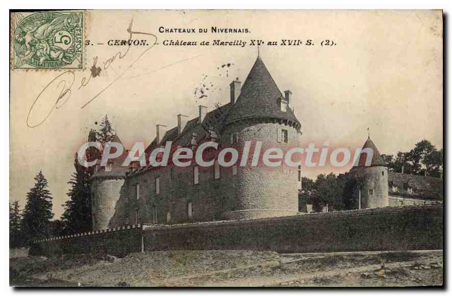 CPA Cervon Chateau De Marcilly