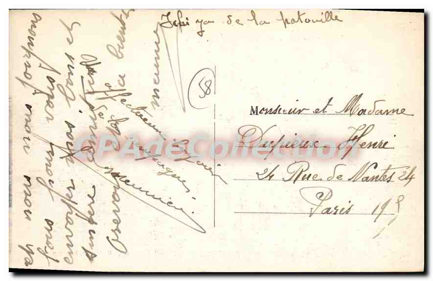 CPA Saint Saulge En Voiture légendes locomotive — Verso