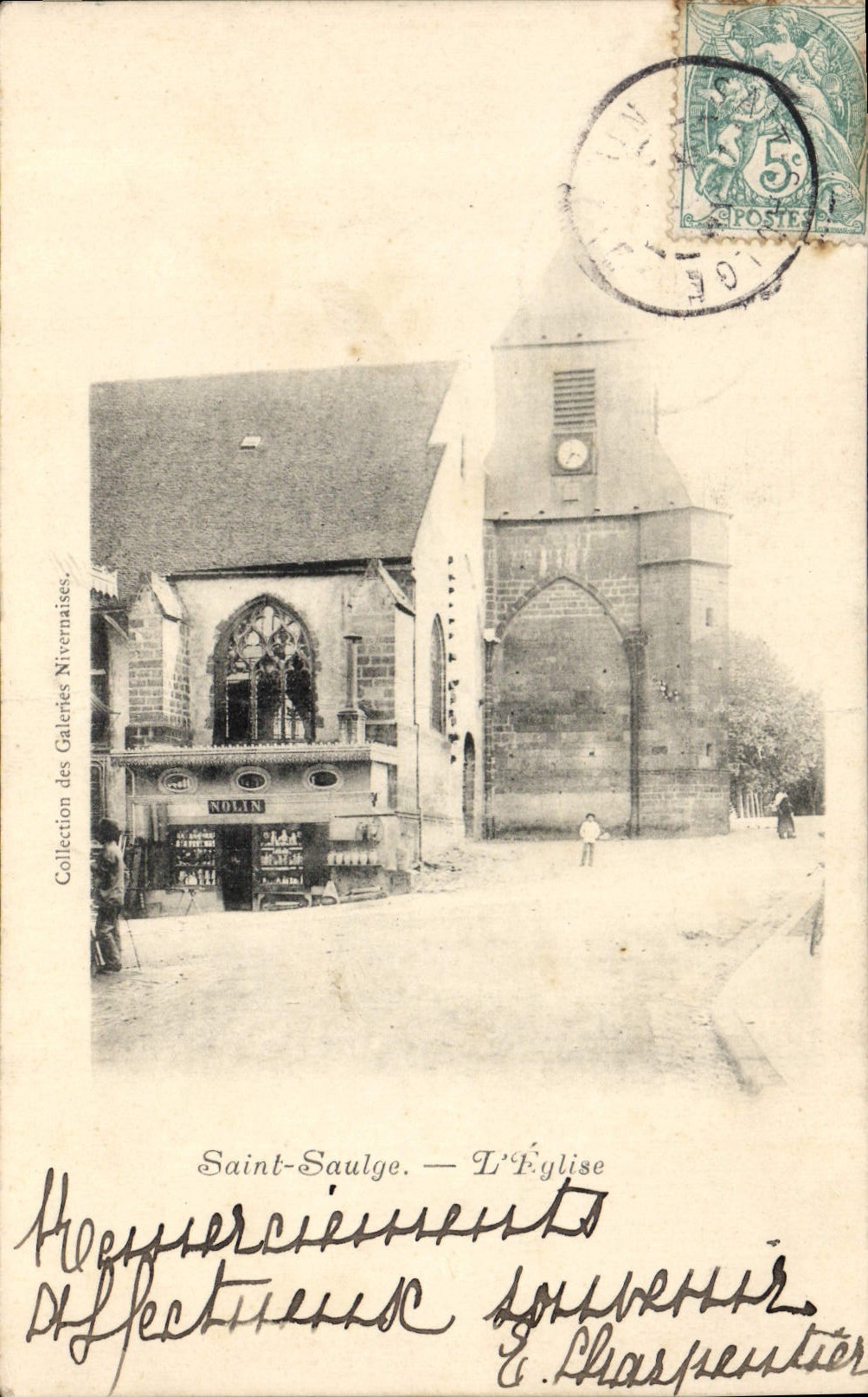CPA Saint Saulge L'Eglise