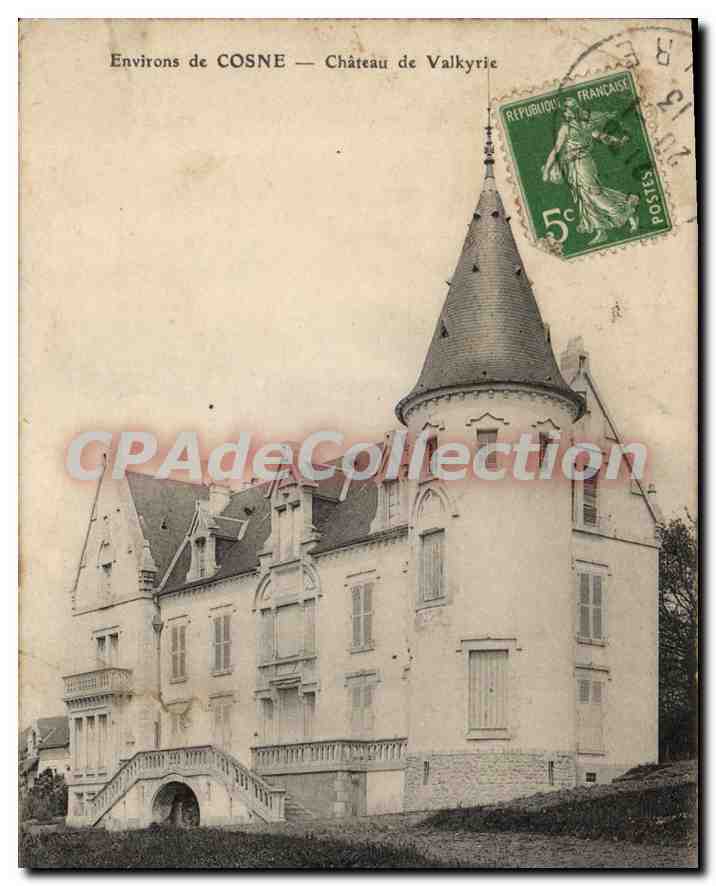 Environ de COSNE — Château de Valkyrie — CPAdeCollection - Anverso