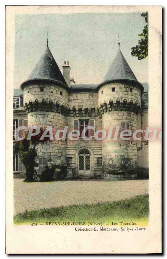 CPA Neuvy Sur Loire Les Tourelles