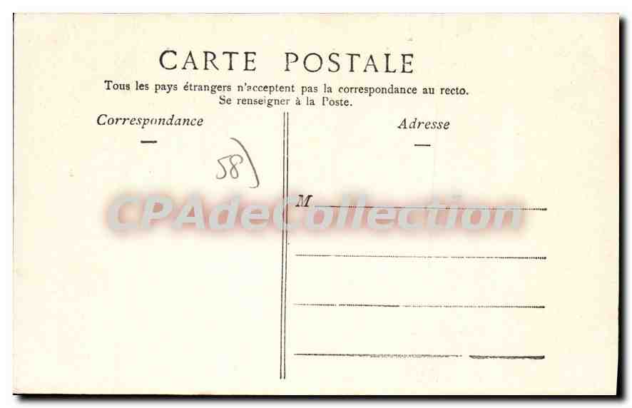 CPA Neuvy Sur Loire Les Tourelles — Verso