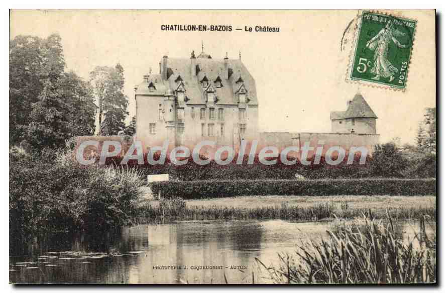 CPA Chatillon En Bazois Le Chateau