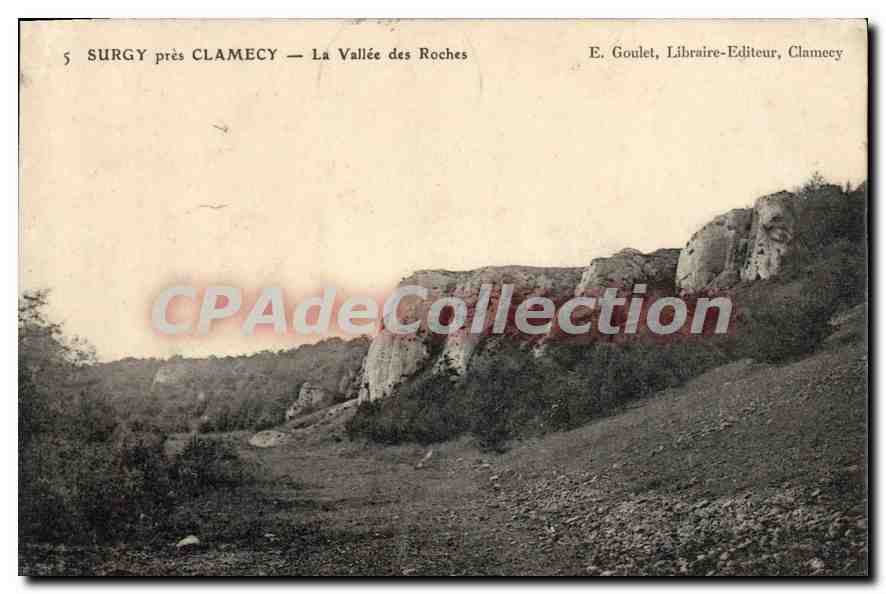CPA SURGY près Clamecy La Vallee Des Roches