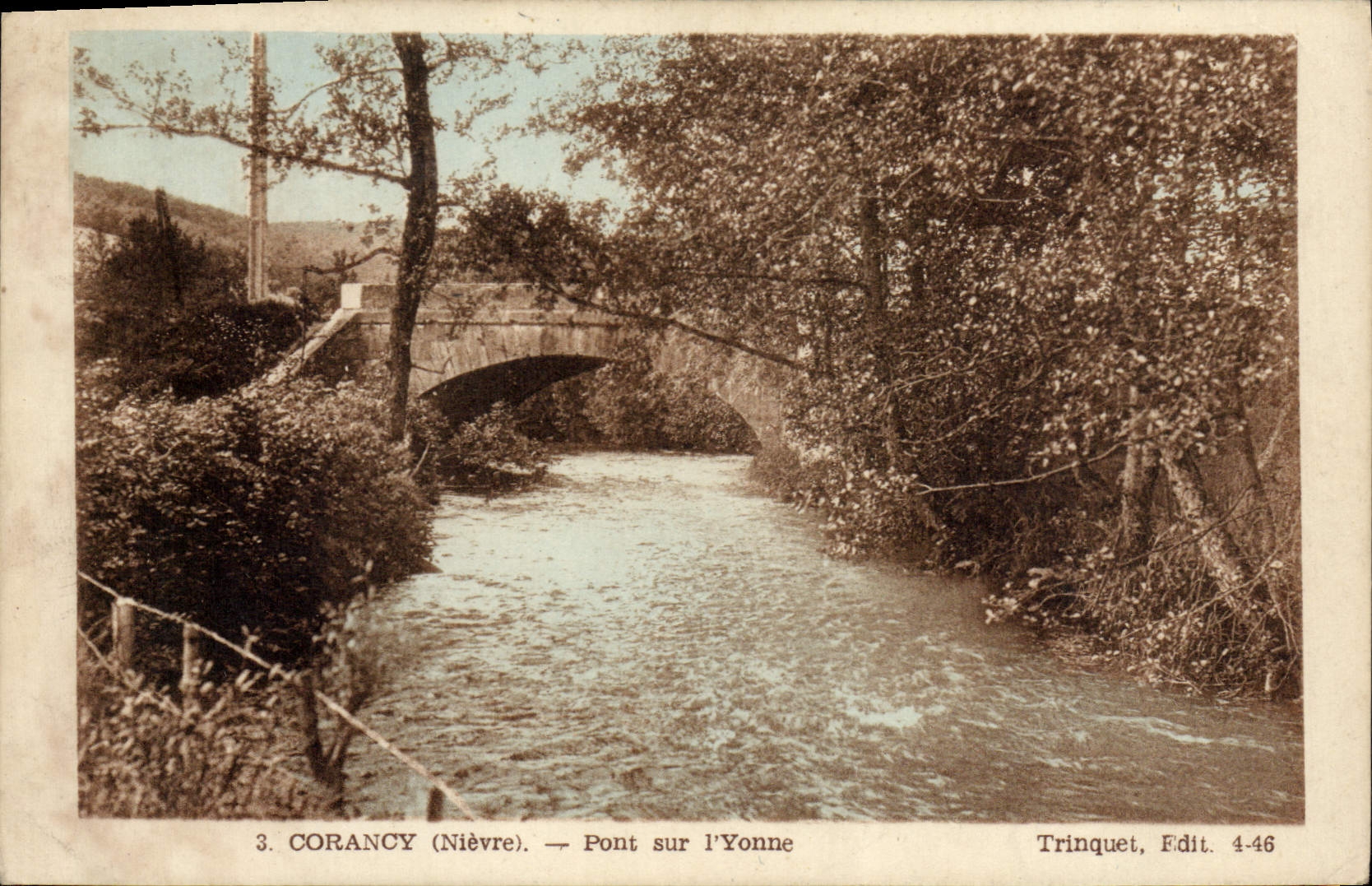 CPA Corancy Pont Sur I'Yonne