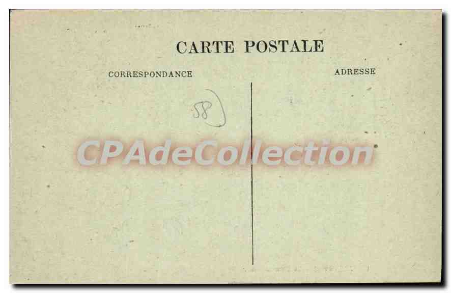 CPA Donzy Le Commandeur — Verso