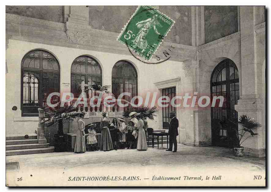 Saint-Honoré-les-Bains — Établissement Thermal, le Hall