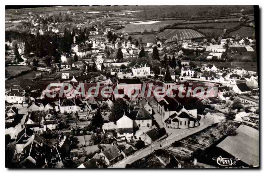 CPA St Honore Les Bains Vue Generale Aerienne