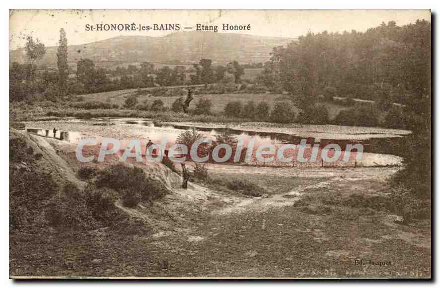 CPA St Honore Les Bains Etang Honore