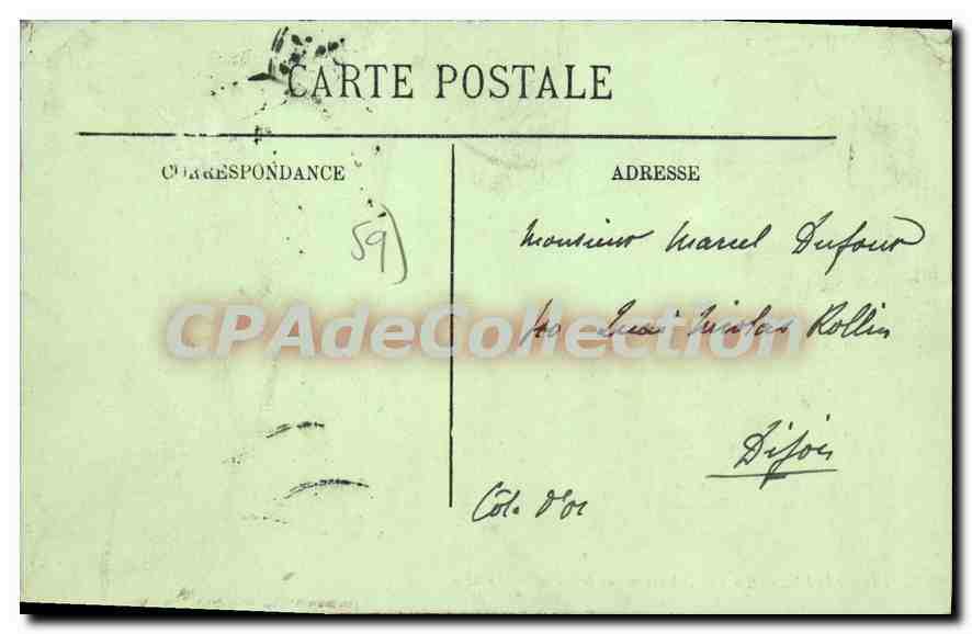 LILLE — La Rue Inkermann et le Nouveau Théâtre — LL. — 76 — Verso