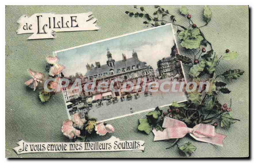 Place du Marché à Lille — Panoramablick — Édition G. L.