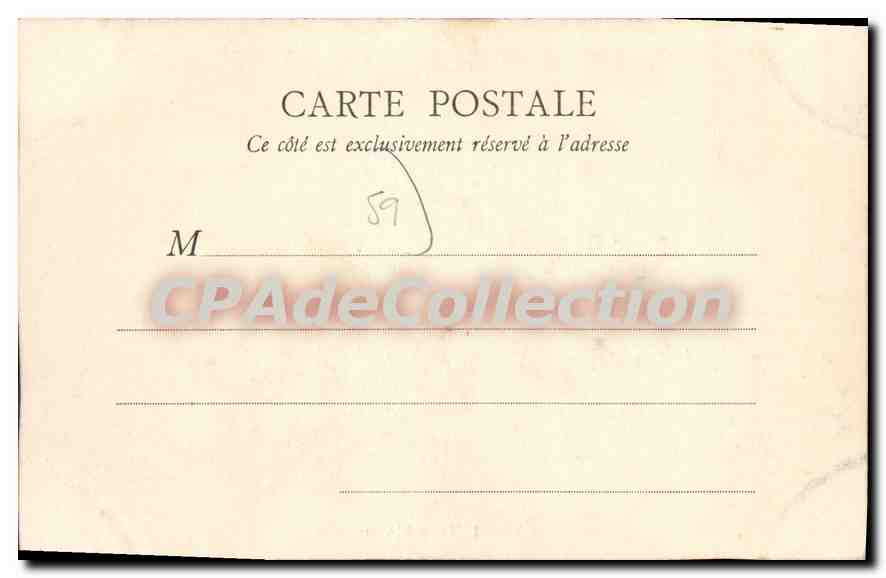 Lille — L'Abattoir — B. F., Paris — Verso