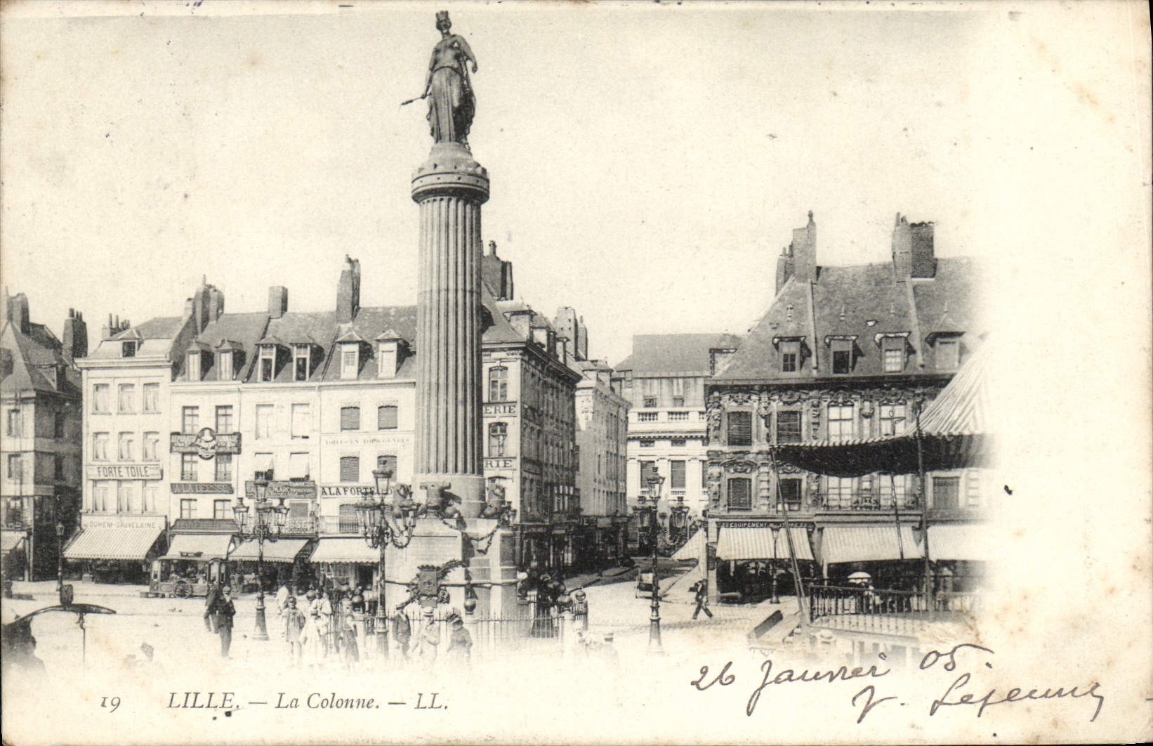 LILLE — La Colonne — LL. — Imprimerie Nouvelle Photographique, Paris