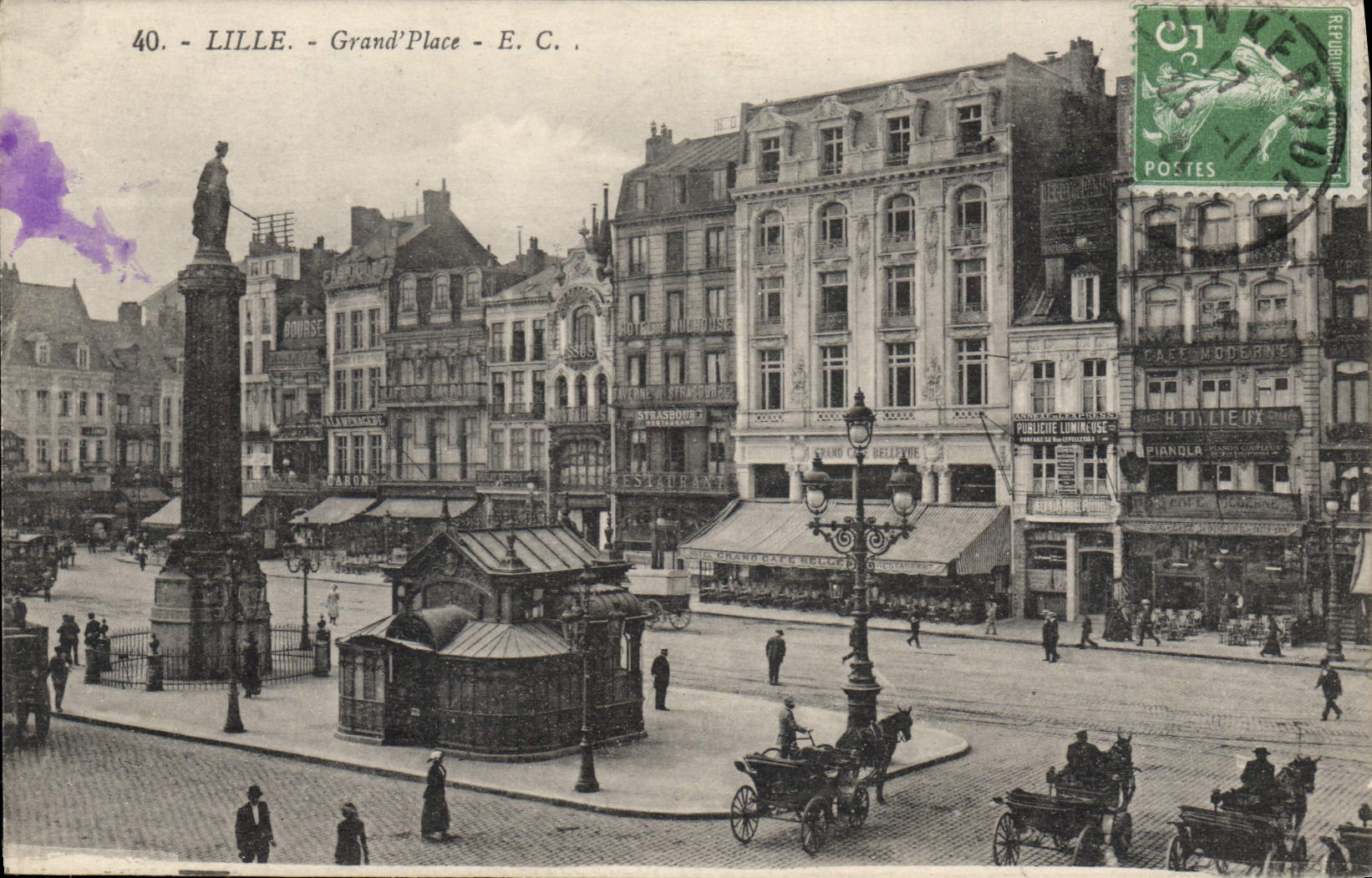 LILLE - Große Platz - Verlag E.C. n°40