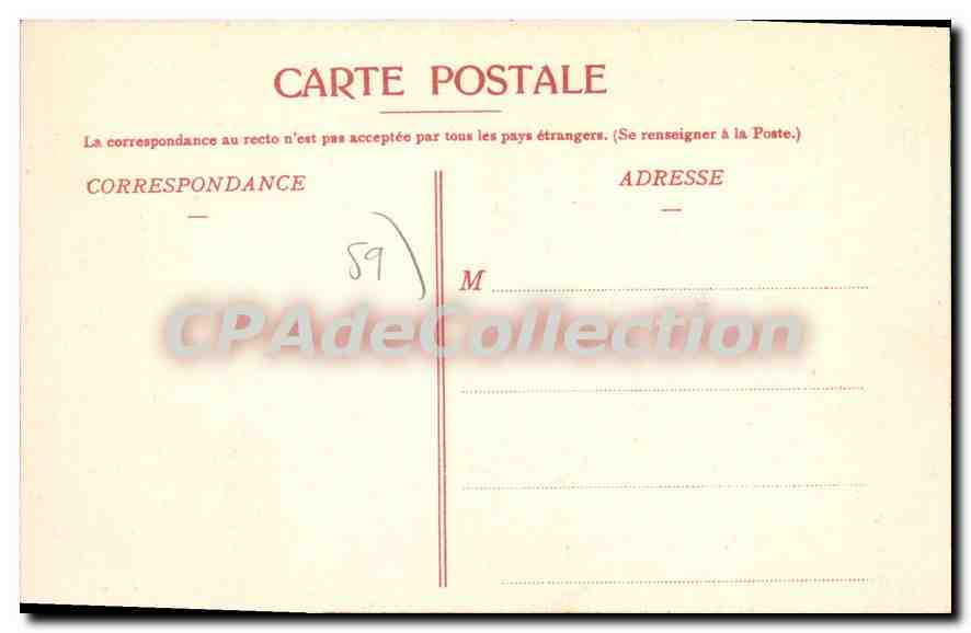 CPA Lille Interieur De La Bourse — Back