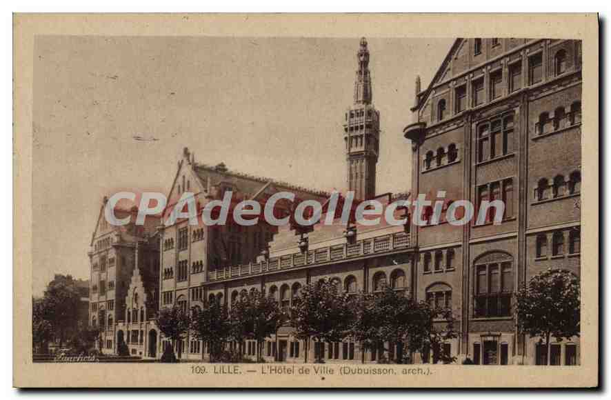 CPA Lille L'Hotel De Ville
