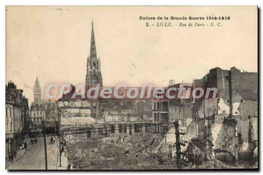 CPA Lille Rue De Paris
