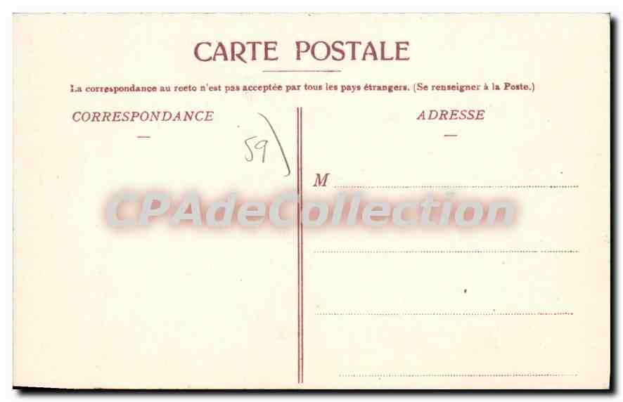 CPA Lille La Statue De Napoleon Bourse — Verso