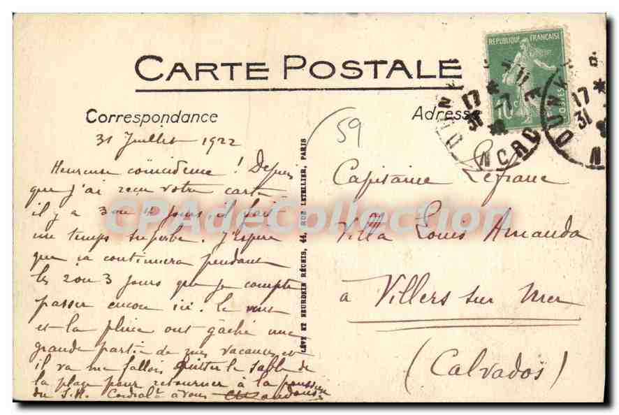 Malo-les-Bains - La Digue - LL - n°98 — Verso