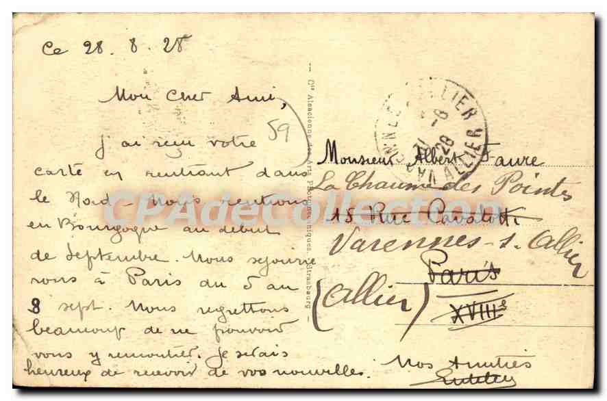 CPA Malo Les Bains Vue Generale — Verso